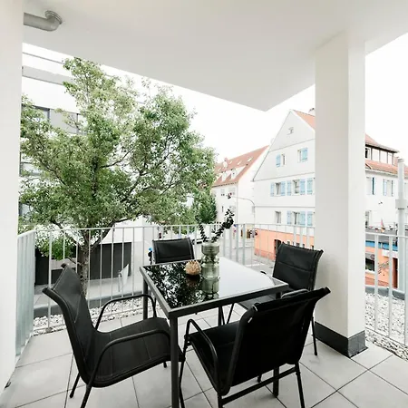 Kocasa-Apartments 01, City-Center Boeblingen, Stellplatz, Balkon, Waipu-Tv Exterior photo